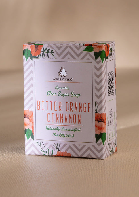 Bitter Orange Cinnamon-Ayurvedic Clear Sugar Soap
